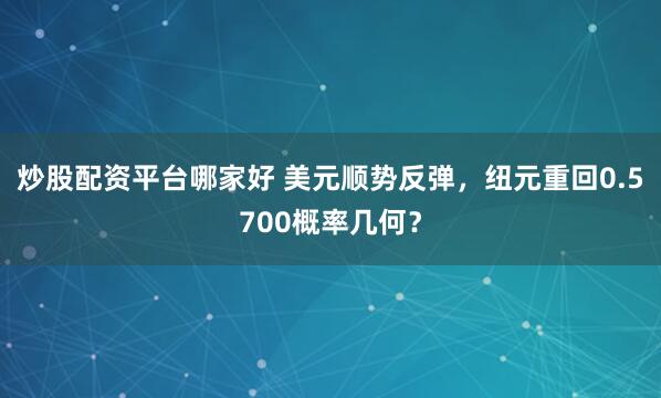 炒股配资平台哪家好 美元顺势反弹，纽元重回0.5700概率几何？